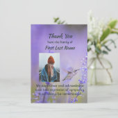 Memorial Hummingbird Lavender Bedankt (Staand voorkant)