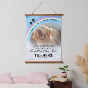 Memorial in de Dog Rainbow Bridge Hangend Wandkleed