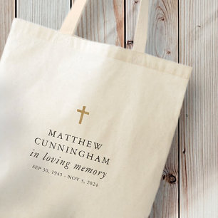 Memorial in het liefhebben van geheugen Modern Sim Tote Bag