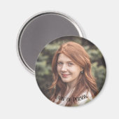 Memorial in liefdevolle herinnering Klassieke Eleg Magneet (Voorkant / Achterkant)