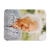 Memorial in liefdevolle herinnering Moderne elegan Magneet (Horizontaal)