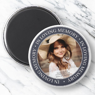 Memorial in Loating Memory Classic Custom Photo Magneet