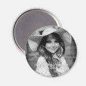 Memorial in Loating Memory Classic Elegant Photo Magneet (Voorkant / Achterkant)