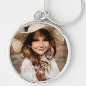 Memorial in Loating Memory Classic Elegant Photo Sleutelhanger (Voorkant)