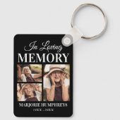 Memorial in Loving Memory 3x Afbeelding Sleutelhanger (Achterkant)