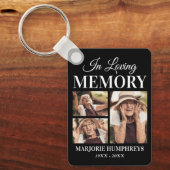 Memorial in Loving Memory 3x Afbeelding Sleutelhanger (Voorkant)