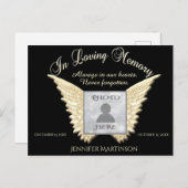 Memorial in Loving Memory Briefkaart (Voorkant / Achterkant)