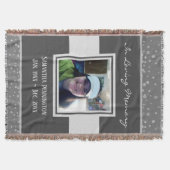 Memorial in Loving Memory Photo Deken (Voorkant)