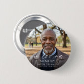Memorial In Loving Memory Photo Personalized Ronde Button 5,7 Cm (Voorkant /achterkant)