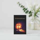 Mémorial Invitation Bible prier chrétien (Debout devant)