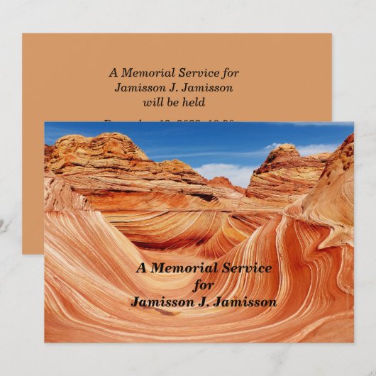 Mémorial Invitation Photographes Paradise (Devant / Derrière)