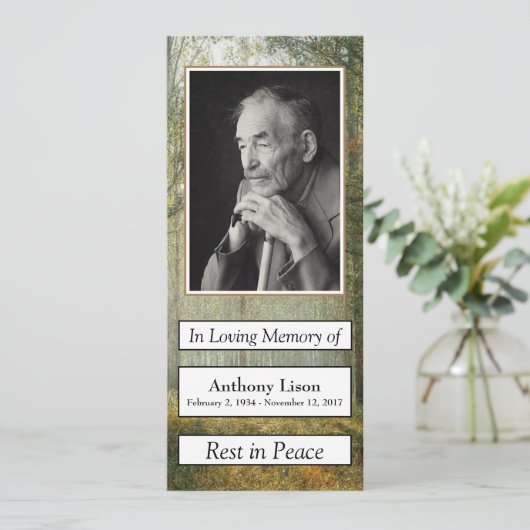 Memorial Kaart (Staand voorkant)