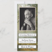 Memorial Kaart (Voorkant)