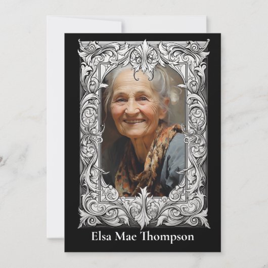 Memorial Kaart - Christelijk (Voorkant)