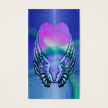 Memorial Kaart | Hart en engelenvleugels