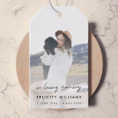 Memorial Keepomwille | Informele Script Funeral Fa Cadeaulabel