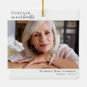 Memorial Keepomwille | Vroeger in ons hart Keramisch Ornament (Achterkant)