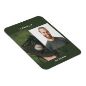 Memorial Keepsake Baseball Game Player  Magneet (Rechterzijde)