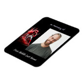 Memorial Keepsake Baseball Softball  Magneet (Linkerzijde)