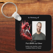 Memorial Keepsake Baseball Softball Sleutelhanger (Voorkant)