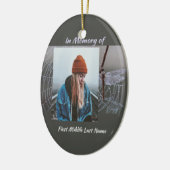 Memorial Keepsake  Card Dragonfly Dewdrops Keramisch Ornament (Links)