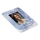 Memorial Keepsake Chickadee Bird Winter  Magneet (Rechterzijde)