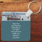 Memorial Keepsake Commercial Fisherman Sleutelhanger (Achterkant)