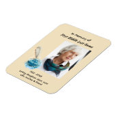 Memorial Keepsake Feather Pen  Magneet (Linkerzijde)