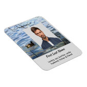 Memorial Keepsake Lake Ducks Birds Magneet (Rechterzijde)