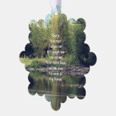 Memorial Keepsake Lake Pond Park Ducks Ornament Kaart (Links)