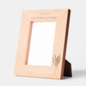 Memorial Keepsake Lavender Garden Flower Gegraveerde Lijstjes (Links)