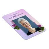 Memorial Keepsake Lilac Garden Flower  Magneet (Rechterzijde)