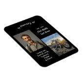 Memorial Keepsake Motorcycle Chopper Magneet (Rechterzijde)