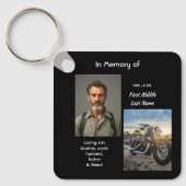 Memorial Keepsake Motorcycle Chopper Sleutelhanger (Voorkant)