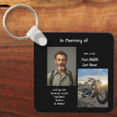 Memorial Keepsake Motorcycle Chopper Sleutelhanger (Voorkant)