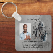 Memorial Keepsake Music Jazz Band Sleutelhanger (Voorkant)