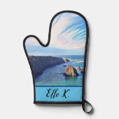 Memorial Keepsake One Side Foto gepersonaliseerd Ovenwant (Voorkant)