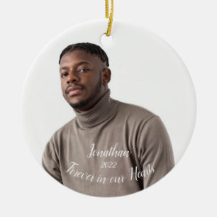 Memorial Keepsaké Ornement de Noël personnalisé