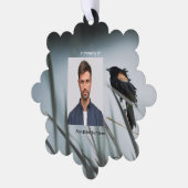 Memorial Keepsake Red-wing Blackbird Ornament Kaart (Links)