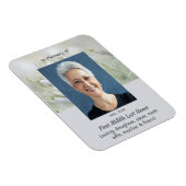 Memorial Keepsake  Snowdrop Flowers Magneet (Rechterzijde)