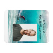  Memorial Keepsake  Wave Surfer Water Magneet (Horizontaal)