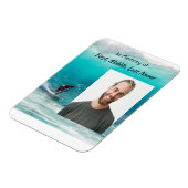  Memorial Keepsake  Wave Surfer Water Magneet (Linkerzijde)