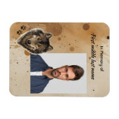 Memorial Keepsake Wolf Wolves Animal Magneet (Horizontaal)
