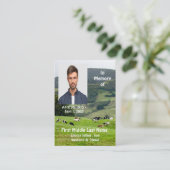 Memorial Keepslag Cattle Boerderij Landschap Visitekaartje (Staand voorkant)