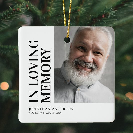 Memorial-kerstmis Keramisch Ornament