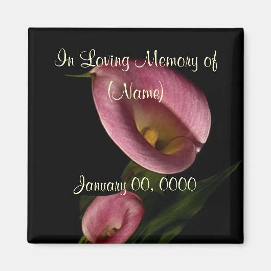 Memorial Magnet Magneet (Voorkant)