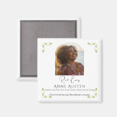 Memorial Magnet – Personalized Tribute Keepsake (Recto/Verso)