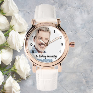 Memorial man foto horloge