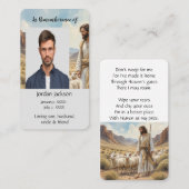 Memorial Memory Pocket Kaart Lord Shepherd Visitekaartje (Voorkant / Achterkant)