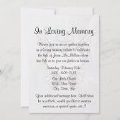 Memorial met Angel Wings en Heart Kaart (Voorkant)